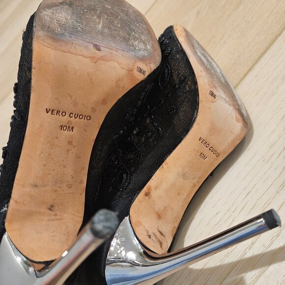 BCBGMaxAzria Jewel Embellished Booties, Size US 10 - Picture 3 of 5